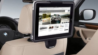 BMW iPad Holder: Luxurious Back Seat Surfing In A Flash